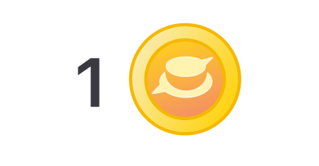 Chip value 1